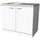 Flex-Well Unterschrank Spülenunterschrank 100 x 0 x 0 cm Weiß