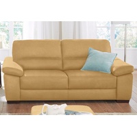 CALIA ITALIA 2-Sitzer Gaia, Sofa im edlen Design und mit erstklassigem Sitzkomfort, aus pflegeleichtem Luxus-Microfaser Ginevra Hydro Care braun