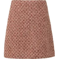 s.Oliver Miniröckchen Damen Bouclé-Rock Bedruckt Pink 46