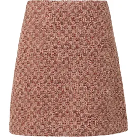 s.Oliver Miniröckchen Damen Bouclé-Rock Bedruckt Pink 46