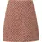 s.Oliver Miniröckchen Damen Bouclé-Rock Bedruckt Pink 46