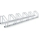 CCLIFE Fahrradständer Boden für 6 Fahrräder mit Reifenbreiten bis 65 mm Eisen Fahrradhalter 160 x 32 x 26 cm