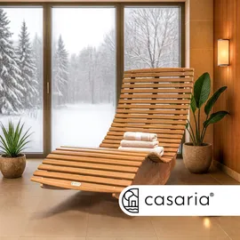 vidaXL Sonnenliege 149 x 60 x 86 cm braun 2 St.