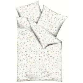 KAEPPEL Leaf Allover Floral Beige 135 x 200 cm + 80 x 80 cm