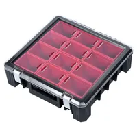 ADB Kleinteilemagazin Kunststoff 40 x 11 x 38,9 cm Schwarz/Rot