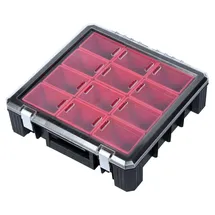 ADB Kleinteilemagazin Kunststoff 40 x 11 x 38,9 cm Schwarz/Rot
