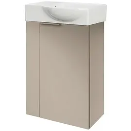 Fackelmann SBC B.PARIS Waschbeckenunterschrank Gäste WC 45 cm breit, grau