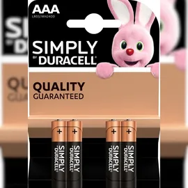Duracell Simply AAA 4 St.