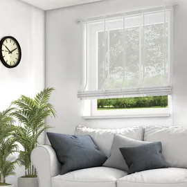 Neutex for you! Raffrollo NEUTEX FOR YOU "Vienna-ECO" Gr. 1, weiß (wollweiß), B:60cm H:140cm, Jacquard, Obermaterial: 100% Polyester, Raffrollos