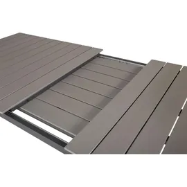 VCM Gartentisch 310 x 100 x 75 cm Schwarz