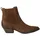 Paul Green Stiefelette 8144-006, Rauleder, Braun, Damen EU / 4 UK