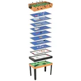 vidaXL 15-in-1 Multigame-Tisch 121×61×82 cm Ahorn