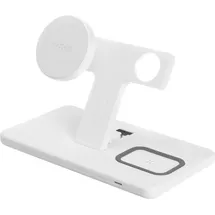 FIXED FIXMPOS-WH - Qi-Ladegerät, MagSafe, 15 W, 3 in 1, für Apple, weiß