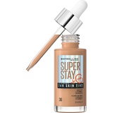 Maybelline New York Foundation Langanhaltendes Make-Up mit Vitamin C, Vegane Formel, Super Stay 24H Skin Tint 36