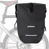Wiltec Gepäckträgertasche 25 l schwarz