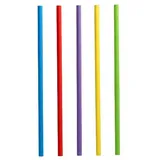 Papstar 100Stück Shake-Halme, Papier Ø Bunt