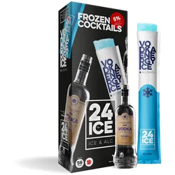 24ICE Vodka Energy Cocktail Wassereis 5,0 % vol 5 x 65 ml
