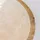 levandeo Schüssel 21cm Mango Holz Creme Perlmutt Emaille Schale Bowl Salatschüssel Deko - Braun