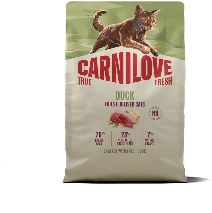 Carnilove True Fresh Cat Duck für kastrierte erwachsene Katzen 6kg
