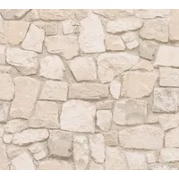 A.S. Création Papiertapete Steinoptik 53 cm x 10 m 0 g Beige/Braun 692429