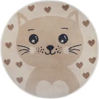HANSE HOME 105963-140 Teppich Drinnen, Draußen Rund Polypropylen (PP) Beige