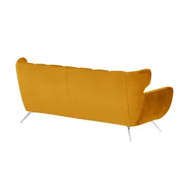 jette home Sofa Caldara ¦ gelb ¦ Maße (cm): B: 225 H: 94 T: 95.0