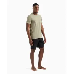 Emporio Armani für Herren. EM000400_AF10776 ASV Ausdauer-Schlafanzug grün (L), Heimtextilien, Baumwolle, Kurzarm