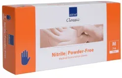 ABENA® Sensitive Nitril Einweghandschuhe, blau 290473 , 1 Karton = 10 Packungen à 100 Stück, Größe M