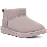 UGG Classic Ultra Mini Winterboots, Schlupfstiefel, Winterstiefel, Boots mit Lammfellfutter grau 36 EU