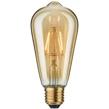 Paulmann LED Kolben Rustika E27 2.5W 1700K Goldglas klar PAUL-28406