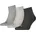 Quarter Socken 3 Paare Grau 43-46