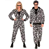 W WIDMANN MILANO Party Fashion - Kostüm Trainingsanzug, Halloween, 80er Jahre Horror Outfit, Jogginganzug für Karneval & Party