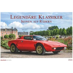 Legendäre Klassiker - Ikonen auf Rädern - Kalender 2026
