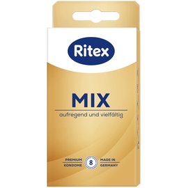 Ritex Mix, Kondom-Sortiment,- aufregend und vielfältig, 8 Stück,