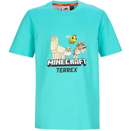 adidas Minecraft Terrex Kurzarm-t-shirt - Semi Mint Rush - 11-12 Jahre