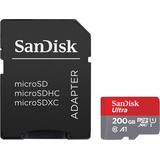SanDisk Ultra microSD + SD-Adapter UHS-I U1 A1 120 MB/s 200 GB