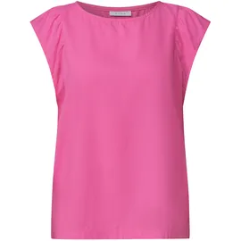 street one studio Blusenshirt mit Rundhals Rosa 38