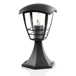 Wandleuchte Außen Sobremuro1X60W Schwarz Mod. Creek Philips
