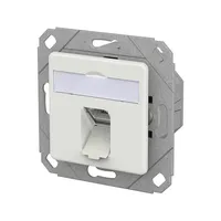 Metz CONNECT E-DAT C6A LSA++ 1 Port UPk, verkehrsweiß
