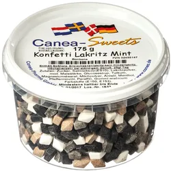 Konfetti Lakritz Mint Canea-Sweets 175 g