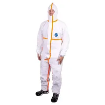 S.T. Dupont Chemie-Schutzoverall Typ 3/4/5/6 Tyvek 800J" - XL - Weiß