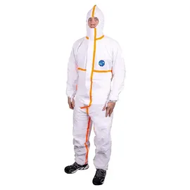 S.T. Dupont Chemie-Schutzoverall Typ 3/4/5/6 Tyvek 800J" - XL - Weiß