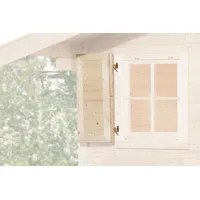 Weka Fensterladen 2-teilig Fenstergröße 69 cm x 79 cm einseitig