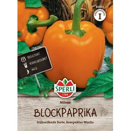 Sperli Paprika Milena F1 Gelb-Orange | Paprikasamen von Sperli-Samen
