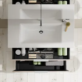 Burgbad Eqio Set, bestehend aus Spiegelschrank,