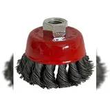 Vago-Tools 24x Topfbürste 125mm gezopft Winkelschleifer