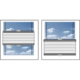 SUNLINES Dachfensterplissee Young Style Energy Saving 49,4 x 93,9 cm weiß