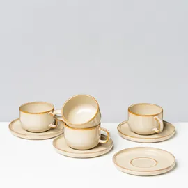 gipfelstück Kaffeetasse 0,22 l Beige 4 St.