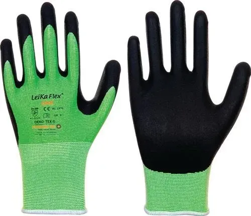 RICHARD LEIPOLD - Robuste Handschuhe in Grün/Schwarz - Ideal für professionellen Handschutz