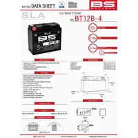 BS Battery YT12B-4 10,5 Ah